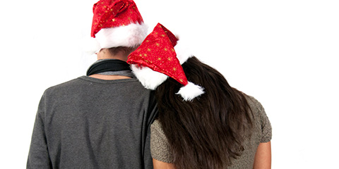 Couple at Christmas